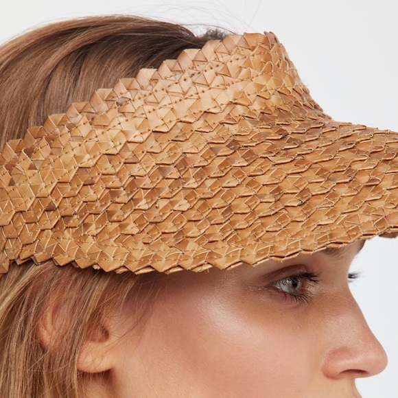 Straw Visor ☀️like Free People Baha Island Hopper - Picture 2 of 4